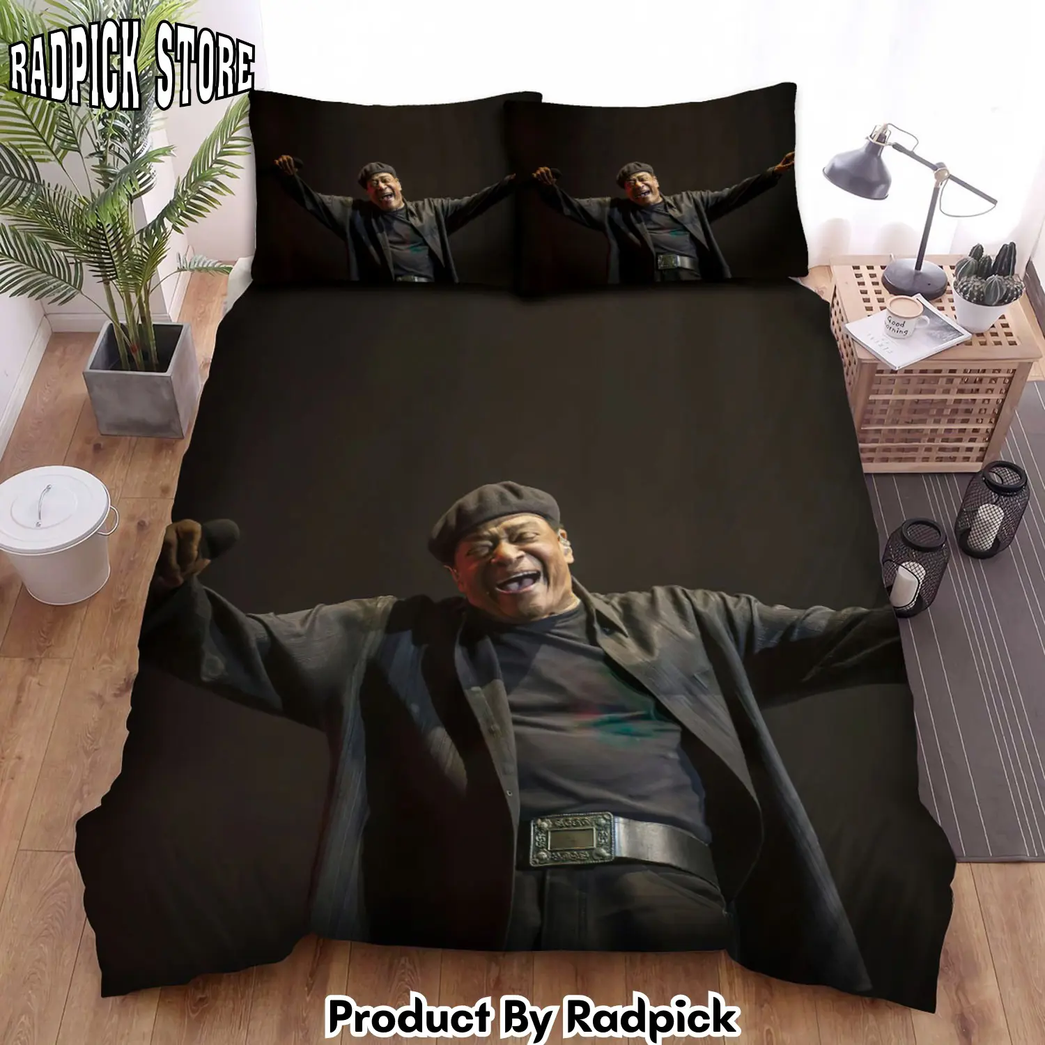 Radpick al jarreau black background bed sheets spread comforter duvet cover bedding sets rp3278870